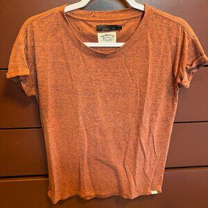 Prana Basic T Shirt (Rust) Size XS